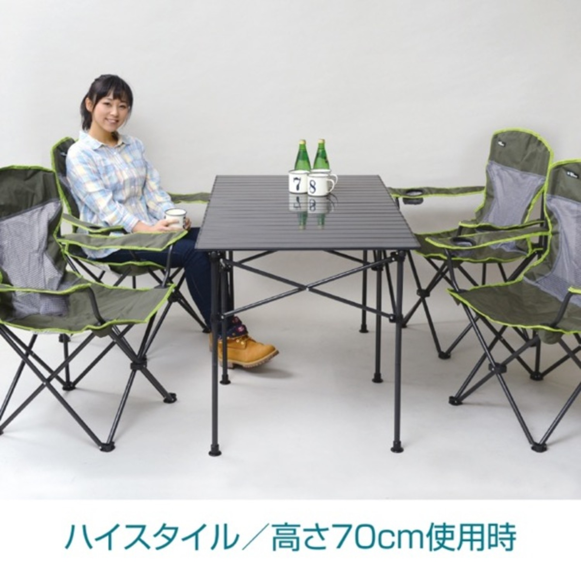 2WAYスパイダーロールトップテーブル L