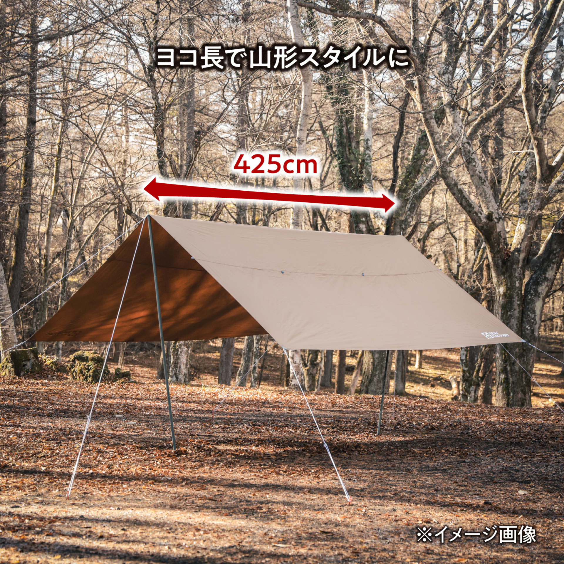 Hi-T Cワイドロング レクタングタープ